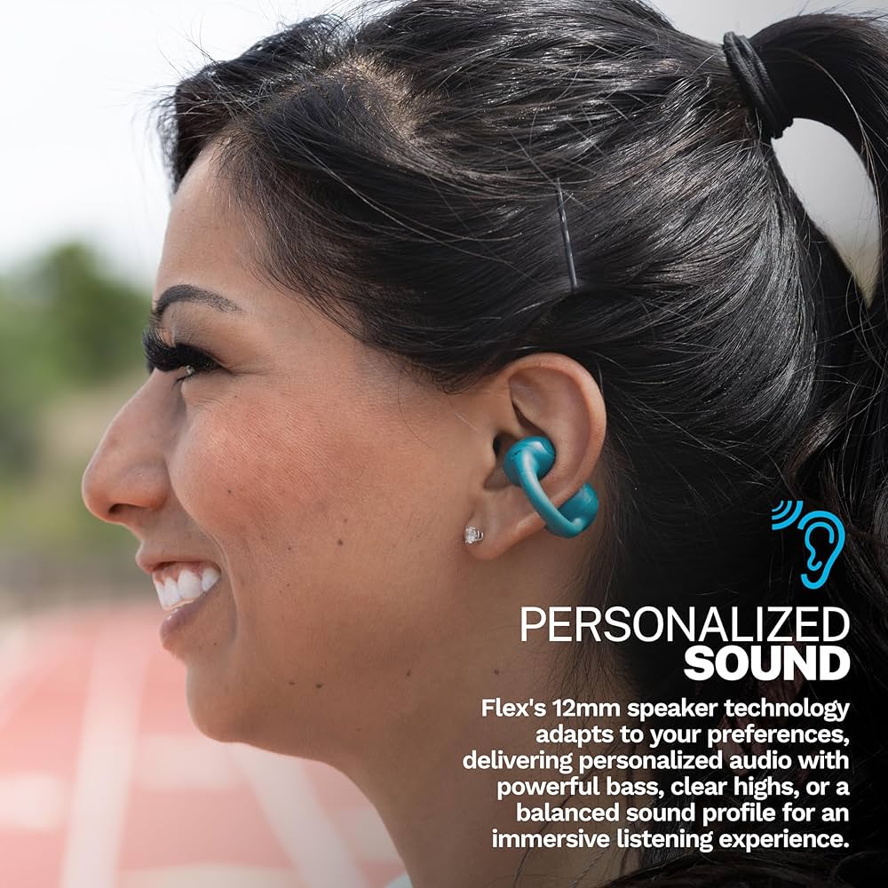 Amazon.com: JLab Flex Open Earbuds, Clip-on Cuff Design